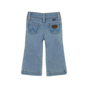 112361320 Wrangler Baby Girl Trouser Jean - Olive New - Picture 1 of 10