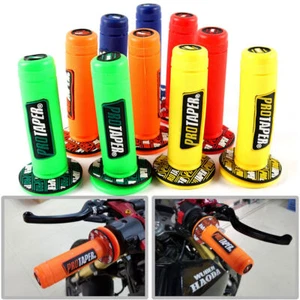 22mm7/8" Rubber Motorcycle Hand Grip Autobike Handlebar Handle Bar ATV Dirt Bike - Bild 1 von 12
