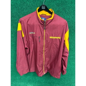 Washington Redskins Full Zip Heavy Jacket Sz 2XL NFL - Picture 1 of 7