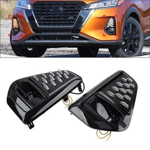 Daytime Running Lights Front Bumper Fog Lamp For Nissan Kicks 2021-2022 - Picture 1 of 16