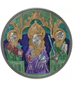 Niue 2014 5$ World Heritage God the Father 2 Oz Silbermünze - Bild 1 von 4