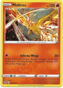 Moltres 21/172 Holo Rare Brilliant Stars Pokemon TCG Card - Picture 1 of 2