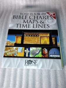 Rose Book of Bible Charts Maps & Time Lines 2005 Spiral Edition Rose Publishing - Picture 1 of 5