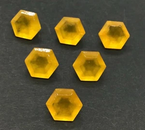 AAA Natural Yellow Quartz Hexagon Cut Loose Gemstone For Making All Type Jewelry - Picture 1 of 6