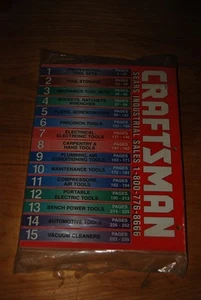 Catálogo de ventas industriales Craftsman Tools 1996-1997 con lista de precios - Sears vintage - Imagen 1 de 5
