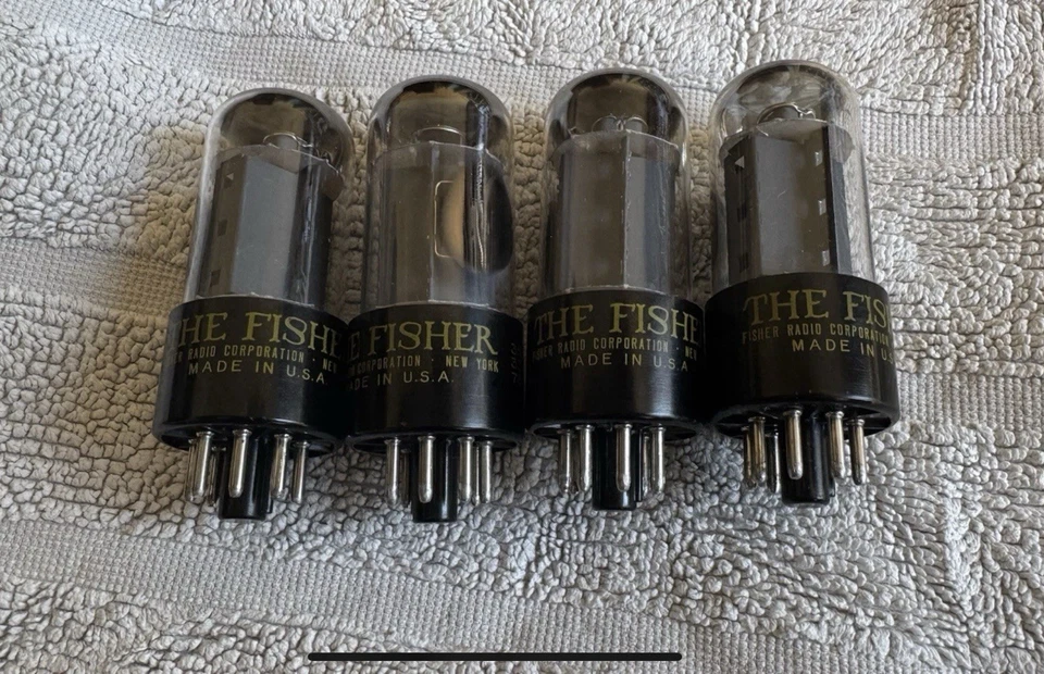 Lot of Four Fisher 7591 Tubes Made By Westinghouse - Image 1 of 4