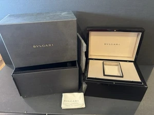 Genuine Bvlgari Watch Box Large Size – Original Authentic Packaging Pre-owned - Picture 1 of 11