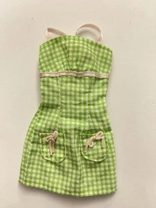 VESTIDO ROPA MUÑECA BARBIE AÑOS 90 VERDE VERANO VESTIDO ROPA VESTIDO PICNIC - Imagen 1 de 5