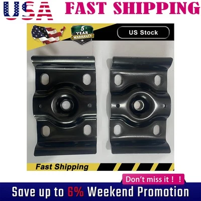 Soporte de placa de perno en U de resorte de eje trasero de 2 piezas para 99-10 Ford F-250 F-350 Super Duty Foto 1 de 4