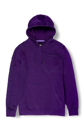 Twitch Glitch унисекс фиолетовый новинка вышитая толстовка с капюшоном большой новый с Ярлыками - Изображение 1 из 4