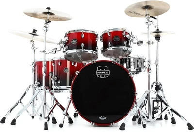Mapex Saturn 5 piezas Studioease Shell Pack - Scarlet Fade Foto 1 de 4