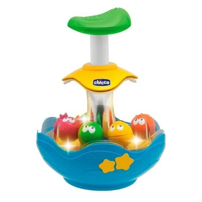 Chicco Giocattolo Trottola Acquario per Bambini da 6 Mesi - Immagine 1 di 3