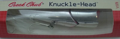 Cabeza de nudillo Creek Chub I6600JPMBK 5" 1-1/2 OZ cromo/negro negro Foto 1 de 2