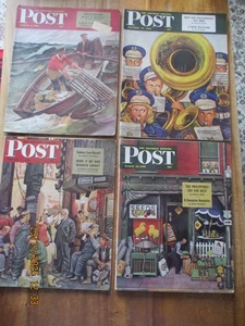 4  Saturday Evening Post   Magazines  All Pictured   All complete  1946 - Picture 1 of 5