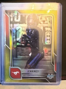 2025 Bowman Chrome U #152 Kevin Jennings 1st True Yellow Refractor /350 SMU - Bild 1 von 1