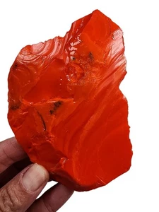 Orange Slag Glass 100.5 grams - Picture 1 of 3
