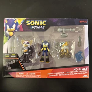 Sonic Prime No Place Figure Collection Jakks Batten Rouge Sails Tails Box New - Picture 1 of 4
