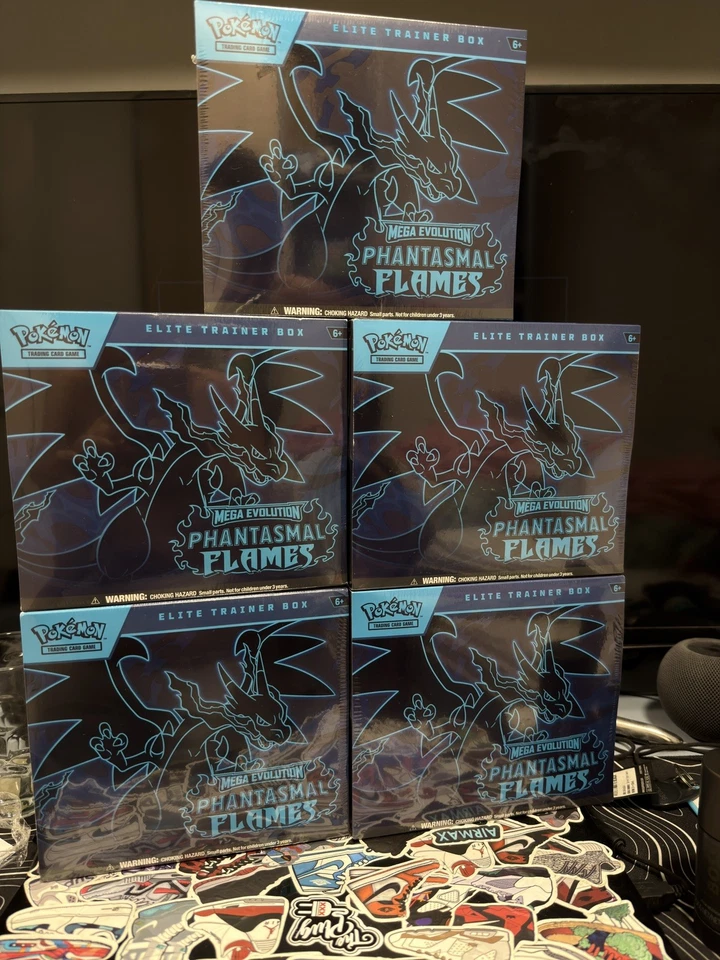 Pokémon Elite Trainer box Phantasmal Flames ETB Mega Sharpedo ex SIR 127