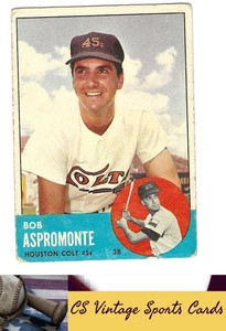1963 Topps #45 Bob Aspromonte - Bild 1 von 2
