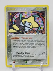 Pokémon TCG Jirachi EX Deoxys Holo Card Stamped 9/107 Rare MP - Picture 1 of 11