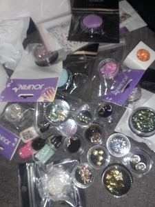 Nagelset Nagelsticker Nailart / Naildesign Glitter / Strass / Charms  - Bild 1 von 10