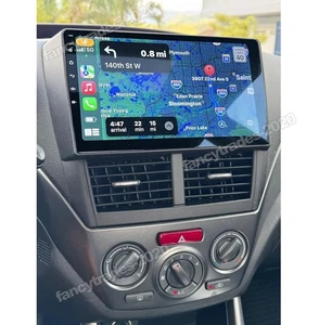 Android 14 Apple CarPlay For Subaru Forester Impreza 2009-2013 Car Stereo Radio - Foto 1 di 15