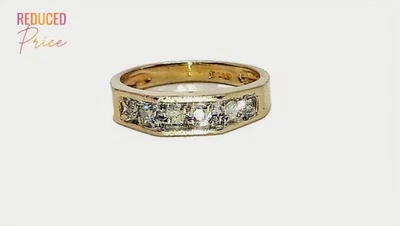 💍Woman's Genuine 14K  Yellow Gold & Diamond Wedding-Anniversary Band (0.50ct) - Image 1 of 4