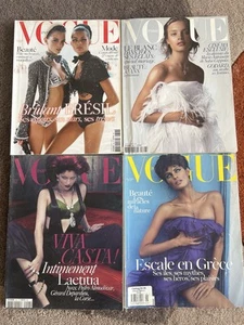 Vogue Paris Magazine Bundle Lot Vintage 2005-2011 Free Post UK French Mode Style - Picture 1 of 10