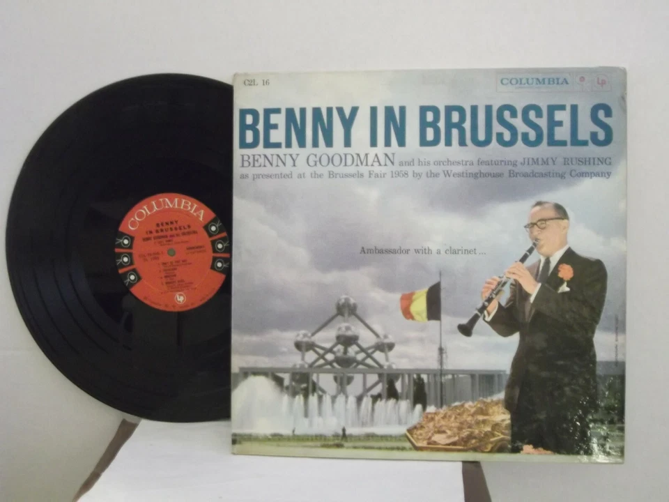 Benny Goodman,Col.C2L 16,"Benny In Brussels",US,DBL LP,mono,gatefold,6 eyes,M- - Image 1 of 2