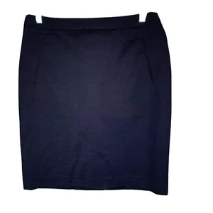 Halogen Womens Skirt Size 6 Black Proffessional Business Career Pencil - Picture 1 of 3
