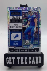 2023 Playoff Contenders #33 Aidan Hutchinson Detroit Lions Season Ticket Mojo - Picture 1 of 2