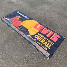 Levi's Reprint Denim Banner Tapestry Large Used From Japan