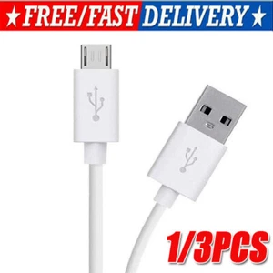 3/6ft Micro USB Fast Charging Cable Cord For Samsung Android Phone Charger - Picture 1 of 17