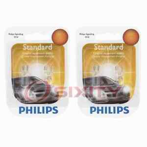 2 pc Philips Rear Side Marker Light Bulbs for Mitsubishi Lancer Mirage G4 ke