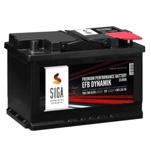 SIGA Autobatterie EFB 70Ah 760A/EN 12V Starterbatterie Start Stopp Batterie - Bild 1 von 1