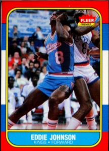 EDDIE JOHNSON 1986 Fleer RC #51 - Picture 1 of 2