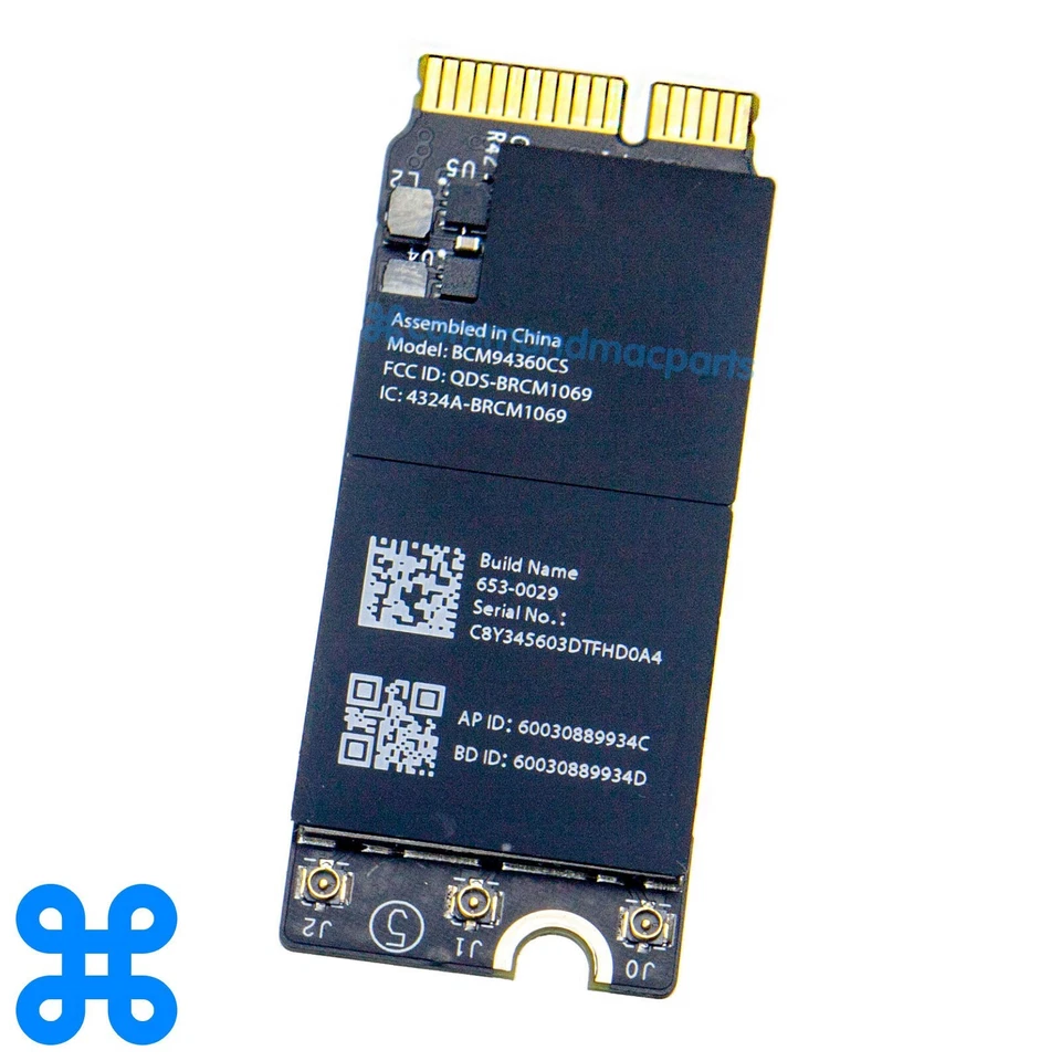 AIRPORT WIRELESS WIFI/BLUETOOTH NETWORK CARD - Mac mini A1347 Late 2014 - Image 1 of 1
