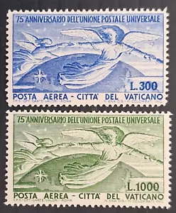 1939 Vatican Set of 75th Anniv of UPU stamps Mint SG149-50 Cat £272 - Picture 1 of 2