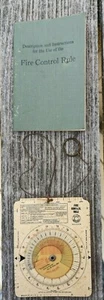 RARE ANTIQUE WWI FIRE CONTROL RULE WITH DESCRIPTION INSTRUCTION BOOK 1917 HITT - Picture 1 of 11
