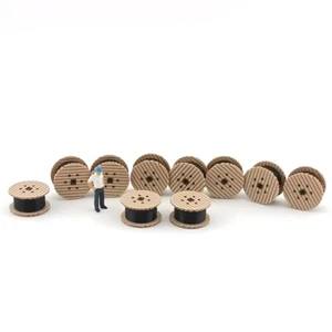 10 Tourets, HO 1/87 Modélisme Diorama Maquette Chantier Marchandises Fret H0 - Imagen 1 de 3