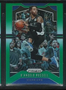 2019-20 Prizm Basketball #204 D'Angelo Russell GREEN PRIZM - Picture 1 of 2