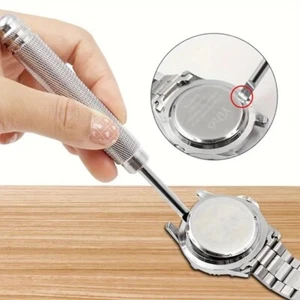 Watch Back Cover Opener Stainless Steel Metal Watch Battery Removal Repair Tool - Picture 1 of 9