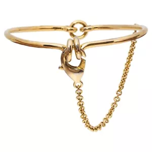 Eddie Borgo O ring Safety Chain Choker Gold Tone Org $550 Kiki de Montparnasse - Picture 1 of 4