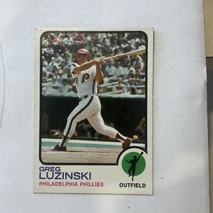 1973 Topps Baseball Greg Luzinski Philadelphia Phillies Card #189 - Picture 1 of 5