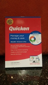 QUICKEN DELUXE 2022 FOR PC and MAC, CD IN BOX, 1 YR SUBSCRIPTION, NEW & SEALED 