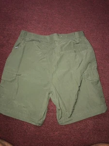 Columbia Shorts Größe 32-M Farbe grün Armee leichter Stil Wandern Cargó - Bild 1 von 9