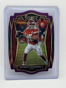 2020 Panini Select Patrick Mahomes II Premier Level Purple Die Cut #130 - Picture 1 of 2