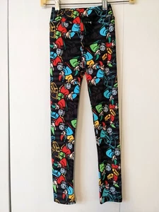 LuLaRoe kids L/XL Leggings Holiday Christmas Elves Snow Globes - Picture 1 of 3