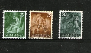 LIECHTENSTEIN (PART OF WORKERS SET) ALL USED-HINGED - Picture 1 of 1