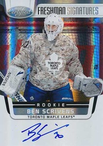 2011-12 Certified #174 BEN SCRIVENS - Rookie Card - Toronto Maple Leafs